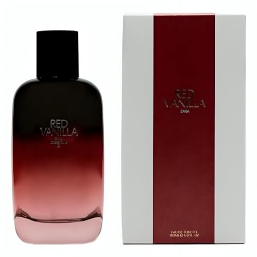 Zara Red Vanilla Perfume for Women EDT Eau De Toilette 180 ML (6.0 FL. OZ)