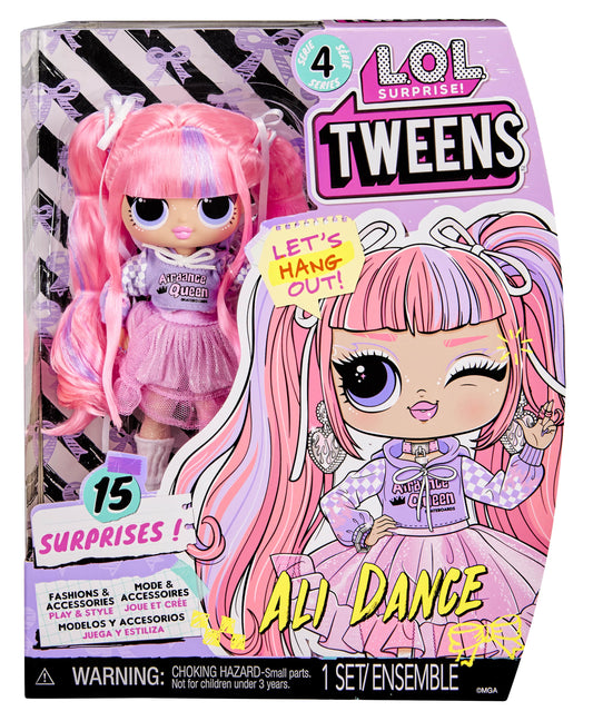 LOL Surprise Tweens Series 4 Fashion Doll Ali Dance with 15 Surprises and Fabulous Accessories, Toy Gift for Kids Ages 4+